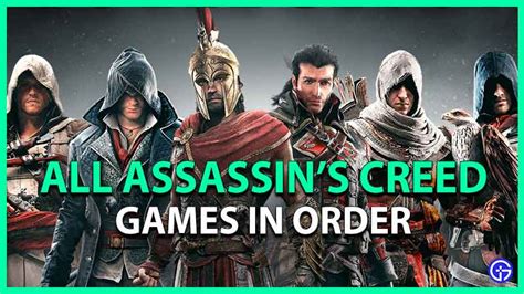 order to play assassin's creed games